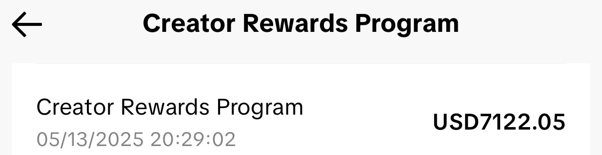 $7,122 Creator Rewards